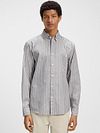BOSS Ricoplus Shirt Stripes Grey
