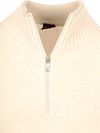 BOSS Kobear Half Zip Sweater Wool Blend Ecru  Product / Detail