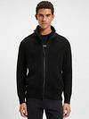 BOSS Kigloo Cardigan Wool Blend Black Model / Voorkant