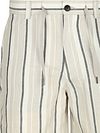 Boss Chino Short Linen Blend Stripes Beige Product / Detail