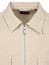 BOSS Overshirt Lorum Beige Model / Detail
