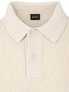 BOSS Afedro Longsleeve Polo shirt Ecru