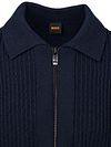 BOSS Aspeno Strickjacke Woolblend Navy