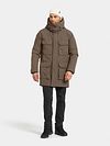 Didriksons Parka Drew Taupe Model / Voorkant