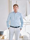 John Miller Shirt Checks Light Blue Model / Voorkant
