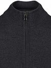 Olymp Half Zip Trui Wol Antraciet Product / Detail