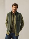 State Of Art Bodywarmer Teddy Olive Model / Voorkant
