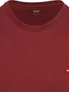 Levi's T Shirt Original Oxblood Red