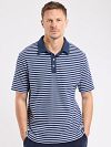 Armor-Lux Polo Shirt Stripes Navy Model / Voorkant