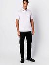 Desoto Poloshirt Essential White Model / Voorkant
