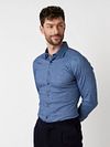 Desoto Shirt Twill Optics Blue Model / Voorkant