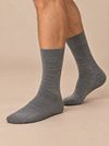 Suitable Merino Socks Gray 2-Pack Model / Voorkant