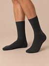 Suitable Chaussettes Mérinos Anthracite Lot de 2 Model / Voorkant