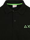 Sun68 Poloshirt Big Logo Fluo Zwart Product / Detail