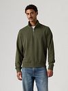 Levi's Sweat Half Zip Olive Model / Voorkant