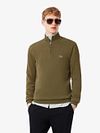 Lacoste Pull Zipper Vert Model / Voorkant