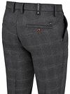 Alberto Barista Wool Chino Glencheck Anthracite