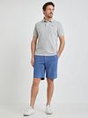 McGregor Piqué Poloshirt Grau Model / Voorkant