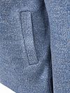 State of Art Cardigan Zip Melange Greyblue
