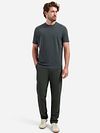 No-Excess Basic Camiseta Liso Dark Steel Model / Voorkant