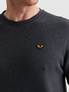 T-shirt PME Legend Two Tone Texture w kolorze antracytowym Model / Detail