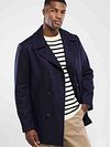 Armor-Lux Cap Sizun Jacke Wolle Navy Model / Voorkant