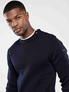 Armor-Lux Fouesnant Pullover Wolle Navy Model / Voorkant