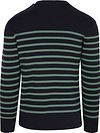 Armor-Lux Groix Sweater Stripes Navy Green