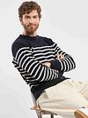 Armor-Lux Paimpol Pull laine rayé marine Model / Voorkant