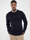 Armor-Lux Fouesnant Pullover Wolle Navy Model / Voorkant