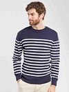 Armor-Lux Groix Trøje Striber Navy Model / Voorkant