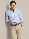 Steppin' Out Camisa Casual Checks Blue Pink Model / Voorkant