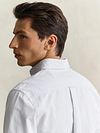 Gant Camisa Casual Oxford Rayas Light Blue Model / Voorkant