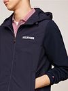 Chaleco Tommy Hilfiger con textura azul marino Model / Voorkant