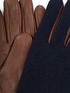 Hestra Wool Tricot Guantes Navy Chocolate Product / Detail