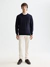 Jersey Core de Scotch and Soda en azul marino Model / Voorkant