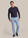 Suitable Peano Chinos Twill Steel Blue Model / Voorkant