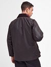 Barbour Bedale Wax Jacket Brown Model / Achterkant