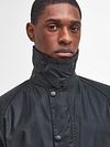 Barbour Bedale Wax Jas Donkergroen Model / Detail