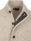 Barbour Gilet Zippé Laine Greige Product / Detail