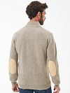 Barbour Gilet Zippé Laine Greige Model / Achterkant