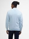 Barbour Half Zip Pullover Hellblau Model / Achterkant