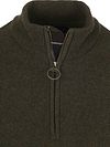 Barbour Halv Zip Tröja av Ull Oliv Product / Detail