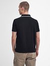 Barbour International Piqué Poloshirt Evan Tipped Noir