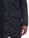 Barbour Wachsjacke Mac Navy Model / Detail