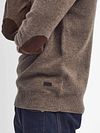 Jersey Barbour Mocker de lana en color topo Model / Zijkant