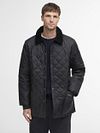 Barbour Liddesdale Quilt Czarny Model / Voorkant