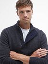 Maglione Barbour in lana con patch antracite Model / Voorkant
