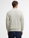 Barbour Maglione Half Zip Greige Model / Achterkant