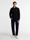 Koszulka polo Barbour International z długim rękawem z piki, Washed Charcoal Model / Voorkant